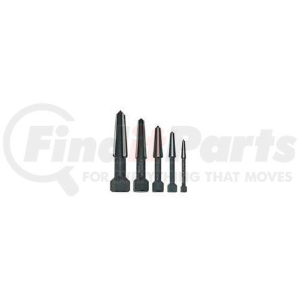 Knipex 9R4719003 Screw Extractor Double-Edged Set 5 Parts (Size 1-5 In Vinyl Pouch)