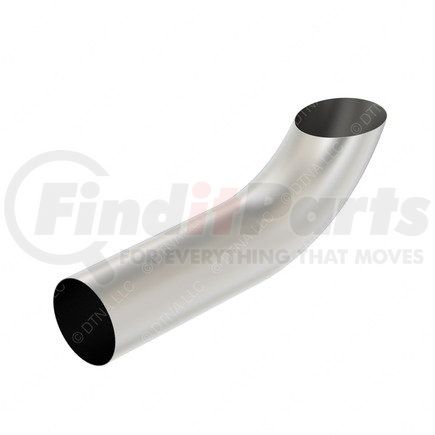 Freightliner 04-16759-016 Exhaust Stack Pipe - 4 Inch Aluminized Steel, Curved, 16 Inch Long