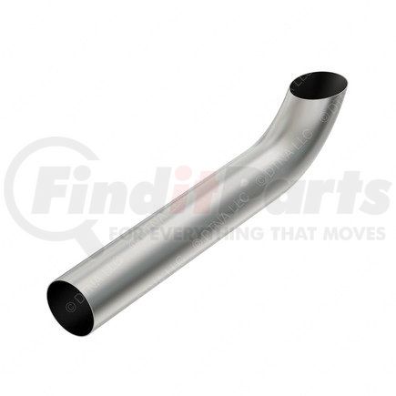 Freightliner 04-16759-026 Exhaust Stack Pipe - 4 Inch Aluminized Steel, Curved, 26 Inch Long