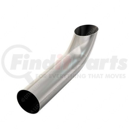 Freightliner 04-31799-020 Exhaust Stack Pipe - Curved Stack, 4 Inch, Polished, Stainless Steel