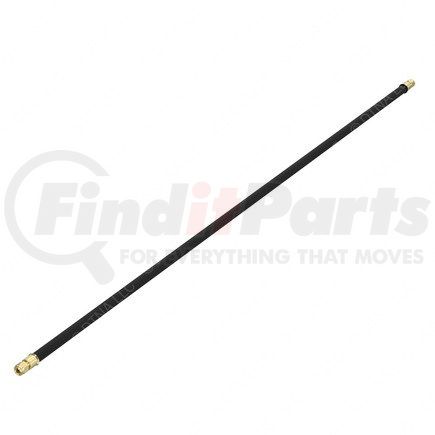 Freightliner 12-20822-051 Air Brake Hose - #6, Fiber Braided, (2)SAE, 45 Swivel End