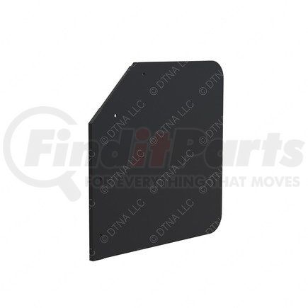 Freightliner 22-59249-001 Mud Flap - Koneta, Black Mitered, No Logo, Right Hand