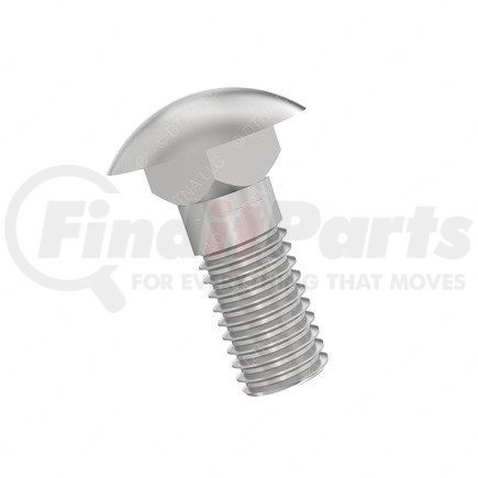 Freightliner 23-09689-100 Bolt - Round Head, Square Neck, 3/8-16 x 1.00, Zinc Plated