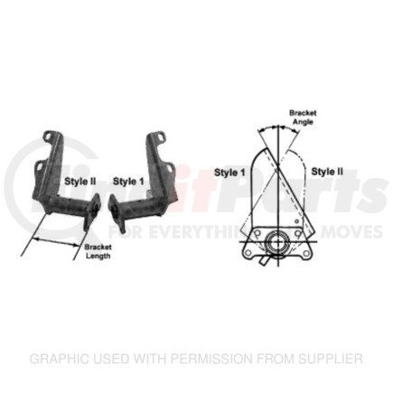 Freightliner tdab113299e6089 Air Brake Air Chamber and Camshaft Support Bracket