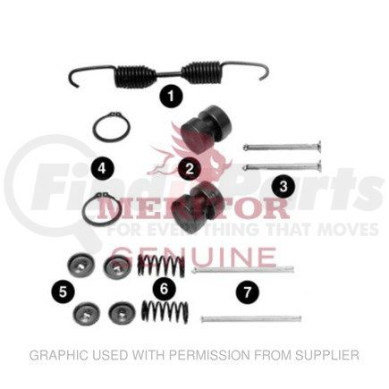 Freightliner tdakit1125 Disc Brake Hardware Kit