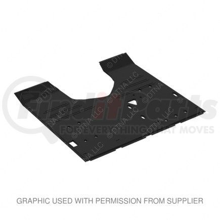 Freightliner W18-00666-012 Body Floor Covering - 113 BBC, Day Cab, Auto, Left Hand And Right Hand, Seats, Battery Box