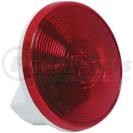 Peterson Lighting 431R 424R/431R 4" Round Stop, Turn and Tail Lights - Red Grommet Mount