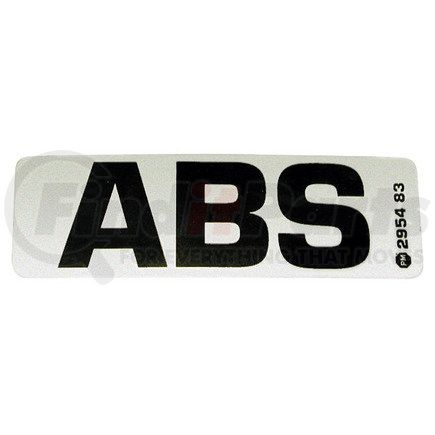 Peterson Lighting 2954 2954 ABS Label - ABS Label