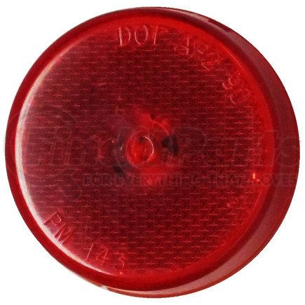 PETERSON LIGHTING M173R-AMP - led clearance/side marker light - p2, round | led marker/clearance, p2, round, amp housing w/reflex, 2.5"