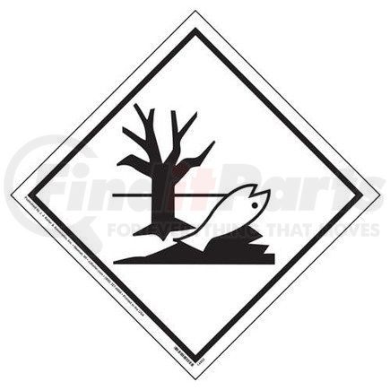 JJ Keller 14953 Marine Pollutant Marking - Polycoated Tagboard