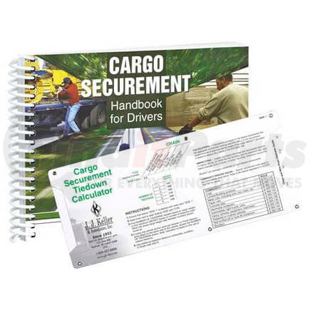 JJ Keller 22034 Cargo Securement Handbook for Drivers & Sliding Calculator Set - Helps your drivers stay safe and in compliance with federal and Canadian cargo securement requirements.