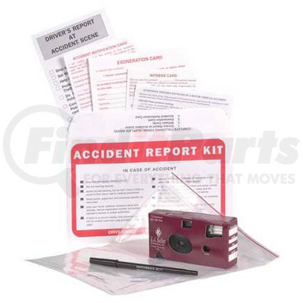 JJ Keller 3745 Accident Compliance Kit in Poly Bag w/ 35mm Film Camera - With 35mm Film Camera