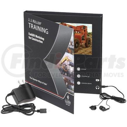 JJ Keller 48687 Forklift Workshop for Construction - Video Training Book - Video Training Book - English