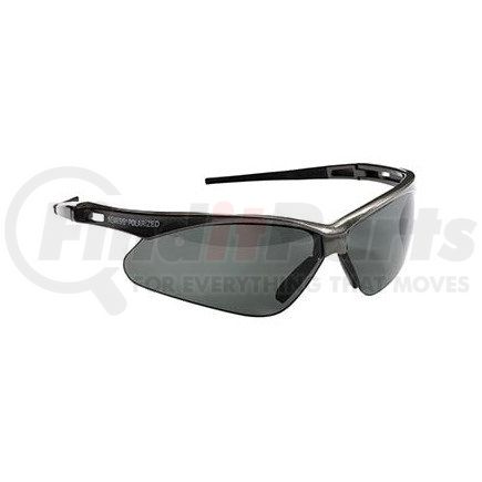 Nemesis Polarized Safety Glasses - Gunmetal Frame - Smoke Lens