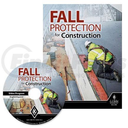 JJ Keller 52435 Fall Protection for Construction DVD Training Program, English and Spanish
