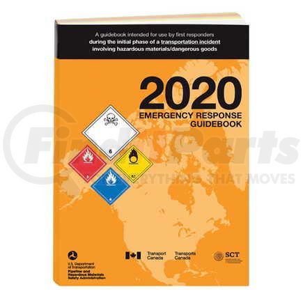 JJ Keller 58259 2020 Emergency Response Guidebook (ERG), 2020 Standard Size, Softbound (English)