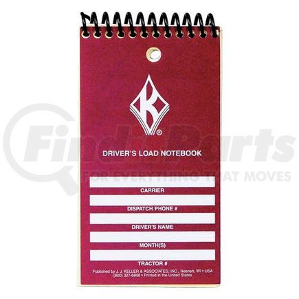 JJ Keller 6001 Driver's Load Notebook - Notebook