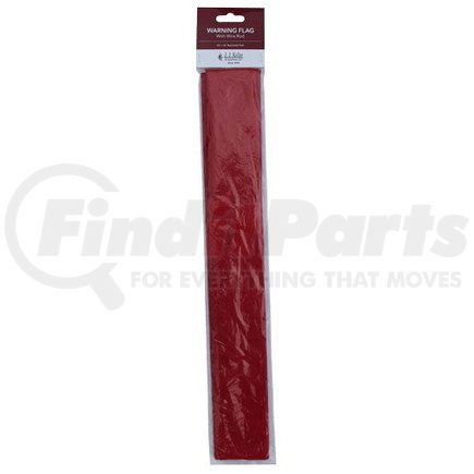 JJ Keller 60485 Warning Flag Red Solid Poly/Cotton Twill - Warning Flag with Wire Rod