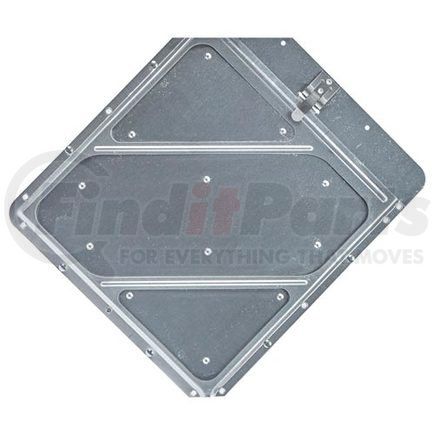 JJ Keller 55620 Placard Holder, Heavy-Duty, Riveted, Aluminum, Unpainted
