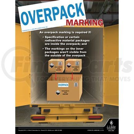 JJ Keller 57269 - Overpack Marking - Hazmat Transportation Poster ...