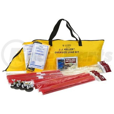 JJ Keller 61491 Oversize Load Supplies Kit - Oversize Load Supplies Kit with Red Flags