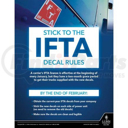 Ifta Sticker Florida JJ Keller 61916 - Stick to The IFTA Decal Rules - Motor Carrier Safety ...