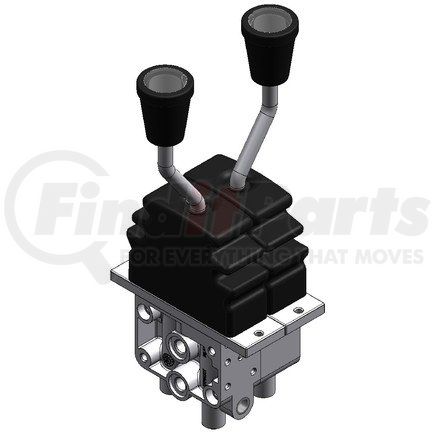 DEL Hydraulics 1221-2B-01 Banked Single Axis Feathering Control Valves - 2 Bank Valve, SB x SB