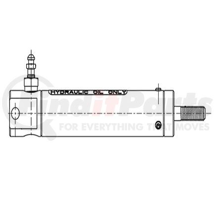 MICO 12-120-010 Slave Cylinder - Hydraulic Oil Type, 0.62" Bore Diameter