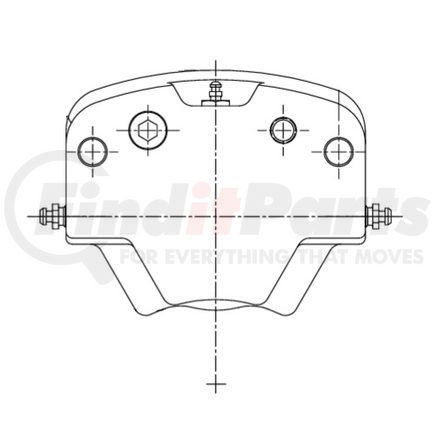 MICO 02-520-201 Fixed Disc Brake Caliper - Brake Fluid Type, 2.5" Piston Diameter
