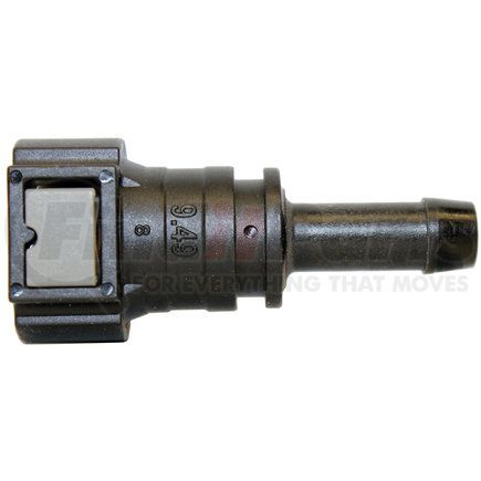 AGS Company TR-720 Transmission Line Quick Connector - 3/8 Straight Push Quick Connect to Rubber