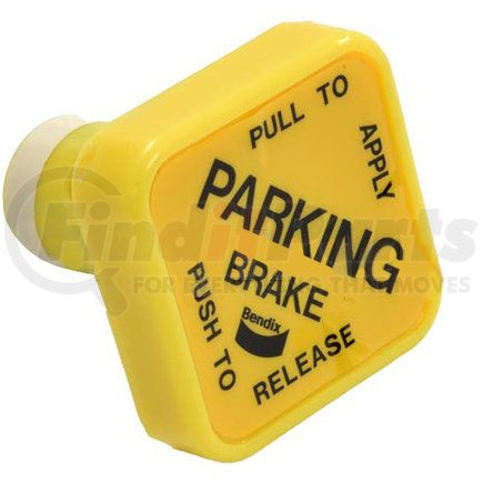 Bendix 101471N Air Brake Valve Control Knob - Diamond Shape Button, Yellow