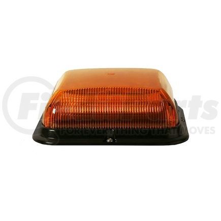 ECCO EB7180A EB7180 Series LED Beacon Light - Amber, Square, Low Profile, 4 Bolt Mount