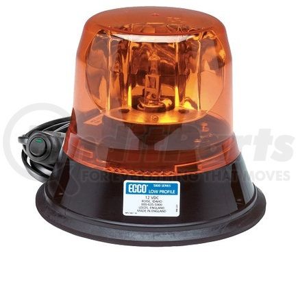 ECCO 5813A-MG Beacon Light - Magnet Mount, Low-Profile, Amber, 12 Volt