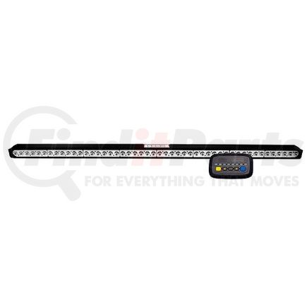 ECCO 3410A Light Bar - LED Safety Director, 9 Flash Patterns, In-Cab Controller, Amber