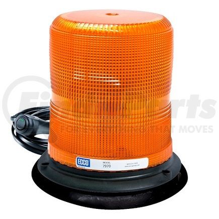 ECCO 7970A-VM 7970 Series Strobe Light - Medium-Profile, Vacuum Mount, Amber