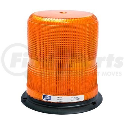 ECCO EB7935A EB7935 Pulse 2 Series LED Beacon Light - Amber, 3 Bolt / 1 Inch Pipe Mount