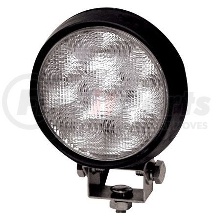 ECCO E92013 Flood Light - 6 LED, Flood Beam, Round, 1 Bolt Mount, 12-24 Volt