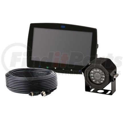 ECCO EC7003-K Dashboard Video Camera Kit - 7 Inch Monitor, Color, Touch Screen