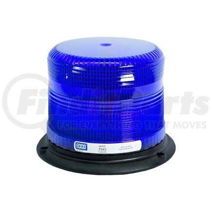 ECCO 7945B 7945 Series Pulse 2 LED Beacon Light - Blue, 3 Bolt/1 Inch Pipe Mount