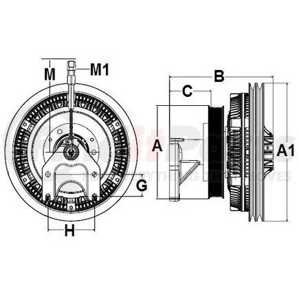 Horton 9910183-2 RCV250 Fully-Variable Fan Drive