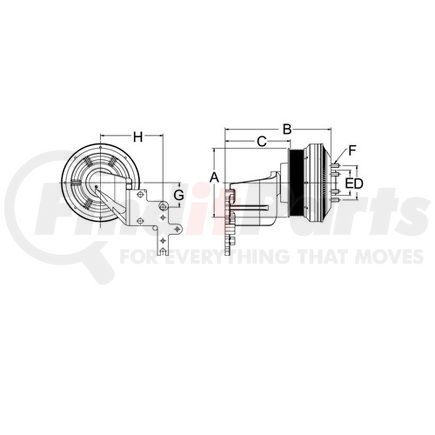 Horton 79A9165 Engine Cooling Fan Clutch