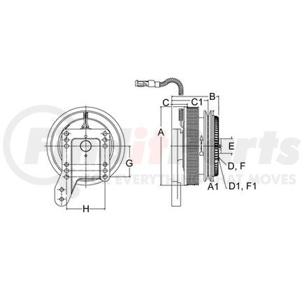 Horton 996600 Engine Cooling Fan Clutch