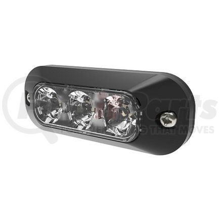 ECCO ED3703A Warning Light Assembly - 3 LED, Surface Mount, 3.7 Inch, Amber