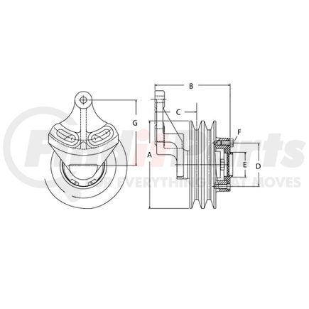 Horton 991963 Drive Hub