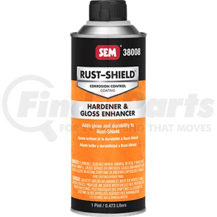 SEM Products 38008 RUST-SHIELD - Hardener And Gloss Enhancer