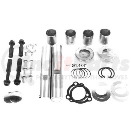 Euclid E-4452B Steering King Pin Kit - with Bronze Ream Bushing