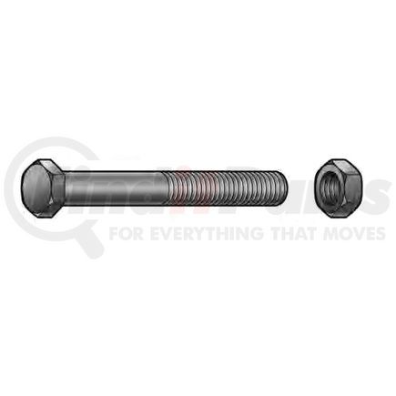 Dayton Parts 334-825 Bolt - Assembly, 1"-14 Thread Diameter, 6" OAL, GR8, 2.25" Thread Length