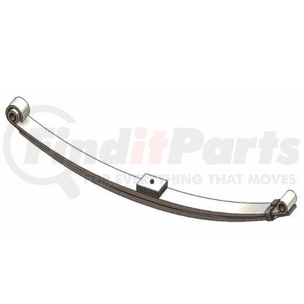 Dayton Parts 75-208 Leaf Spring - Full Taper Spring, Front or Rear, 2 Leaves, 6,570 lbs. Capacity for Kenworth Medium Duty T170 Through T370 Series and Front Applications on 1993-1995 Mid-Ranger K300