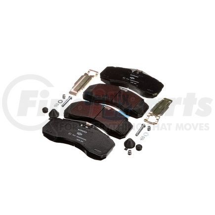 Bendix K218038 ST7 Air Disc Brake Pad Kit - Fits Bendix SB-7 and SN-7 Transit Brakes