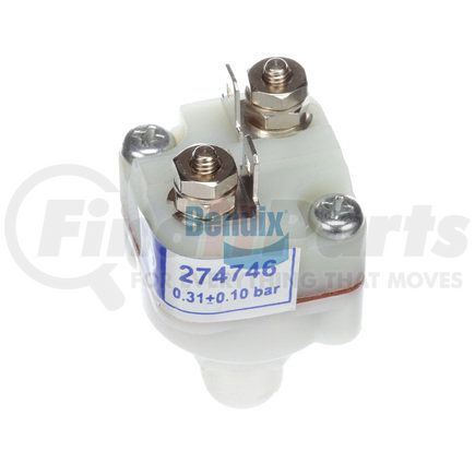 Bendix 274746N Stop Lamp Switch - 1/4" NPT, Plastic Body, 10A (12V), 5A (24V), -40°F to 200°F